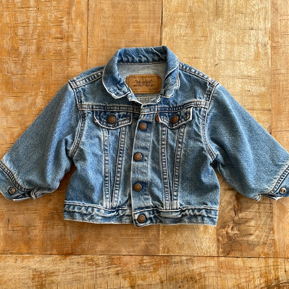 Levi's Light Blue Denim Kids Jacket